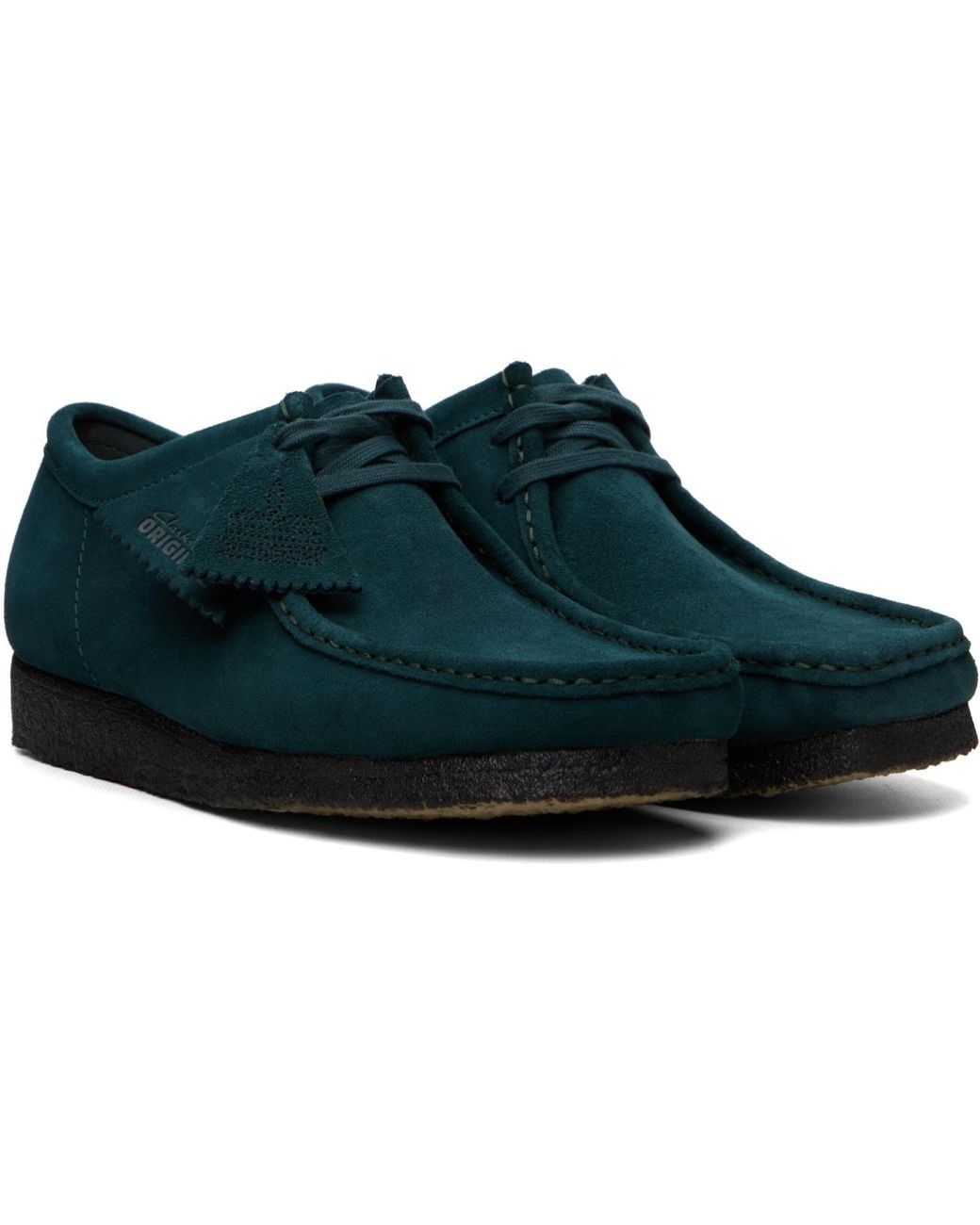 Clarks Blue Wallabee Derbys for men