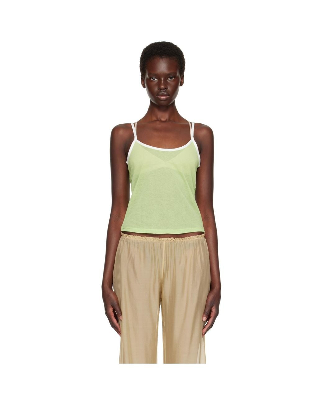 Paloma Wool Green Nasem Tank Top