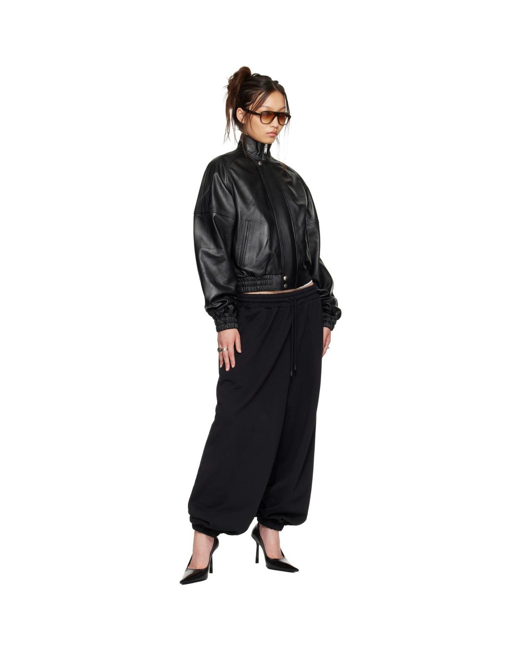 Lu'u Dan Black Baggy Bontan Sweatpants