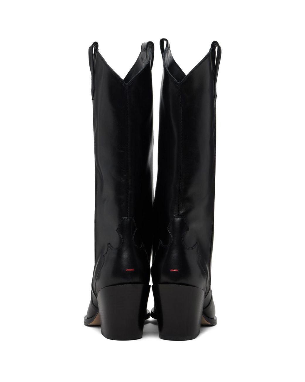 Aeyde Black Ariel Cowboy Boots