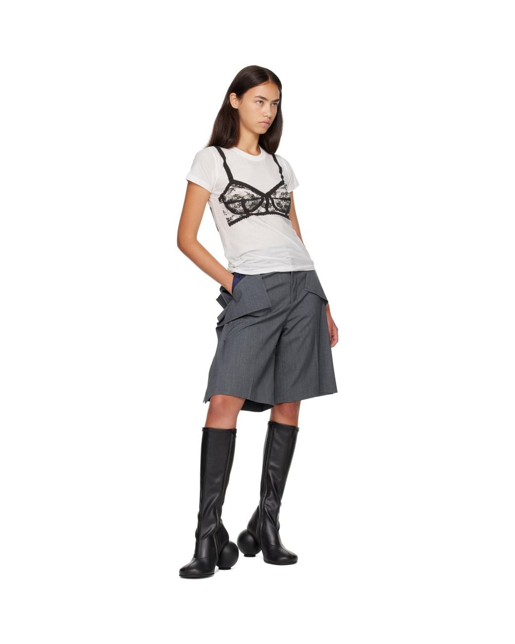 Yume Yume Black Ball Tall Boots