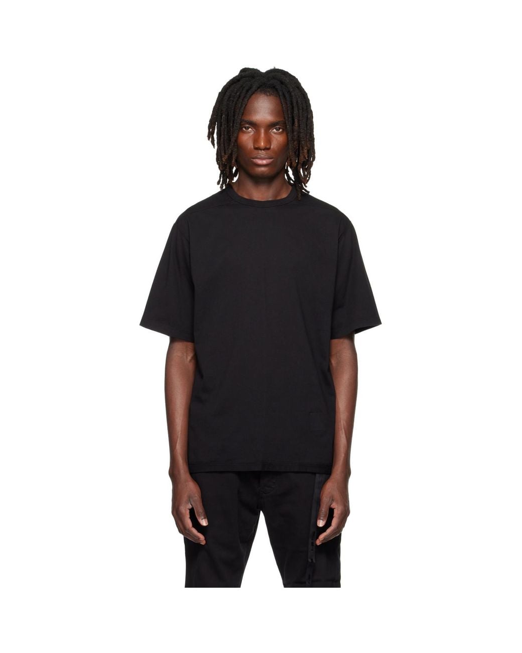 Rick Owens Black Tower Brad T-Shirt for men