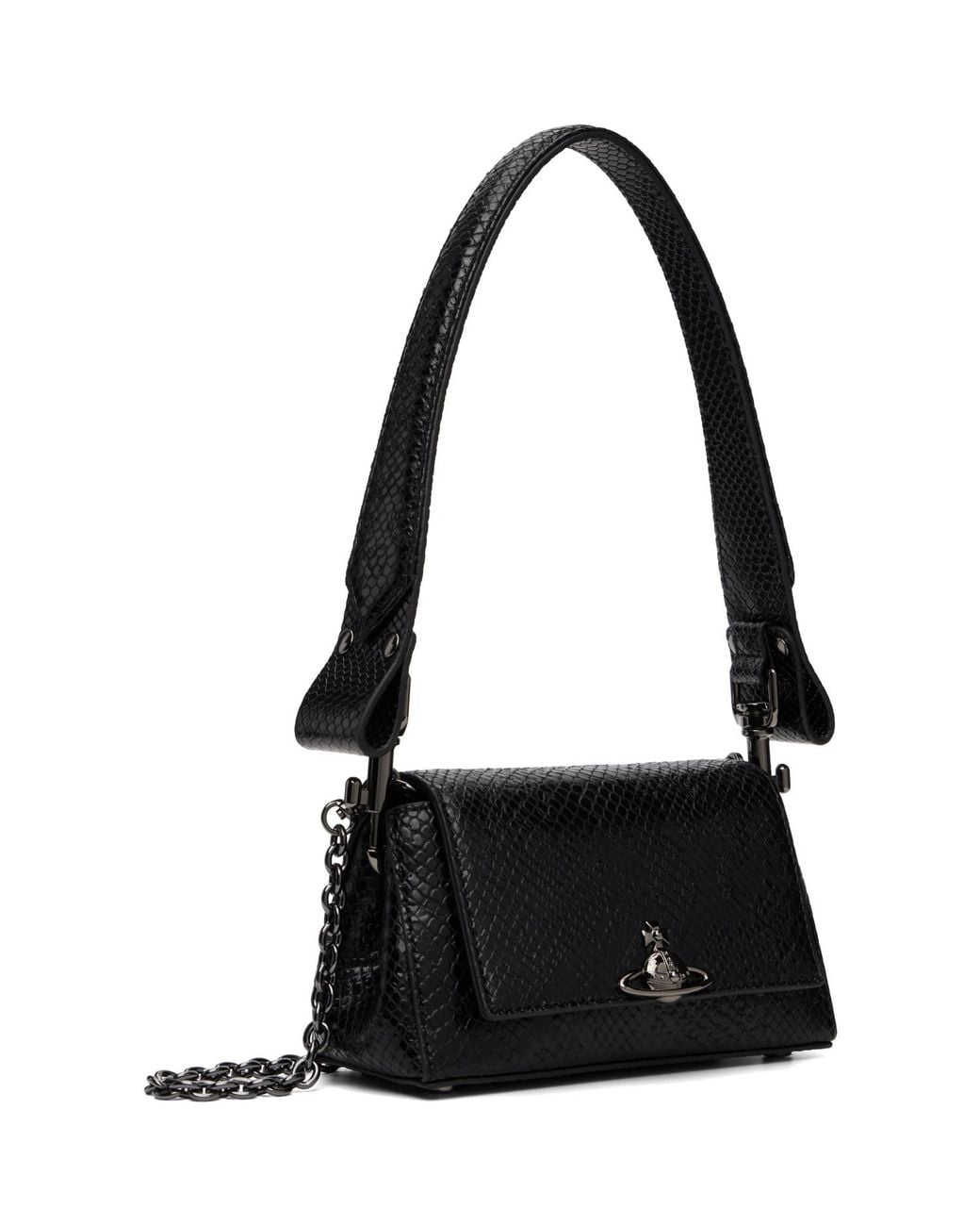Vivienne Westwood Black Hazel Small Hand Bag