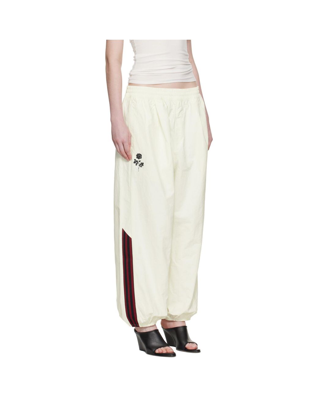 Willy Chavarria Natural Adidas Originals Edition 'Chavarria' Woven Track Pants