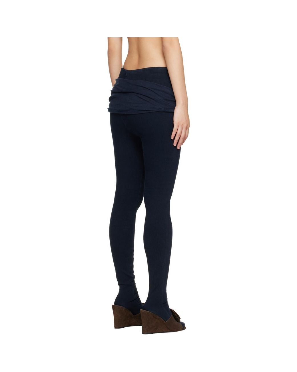 DIESEL Blue Skinny Regular Waist D-Velly Denim Leggings