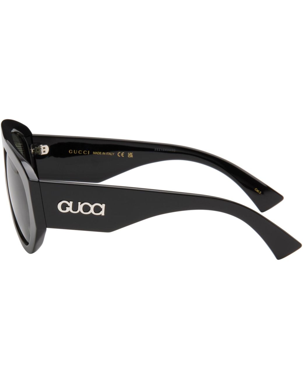 Gucci Gray Mask Frame Sunglasses for men