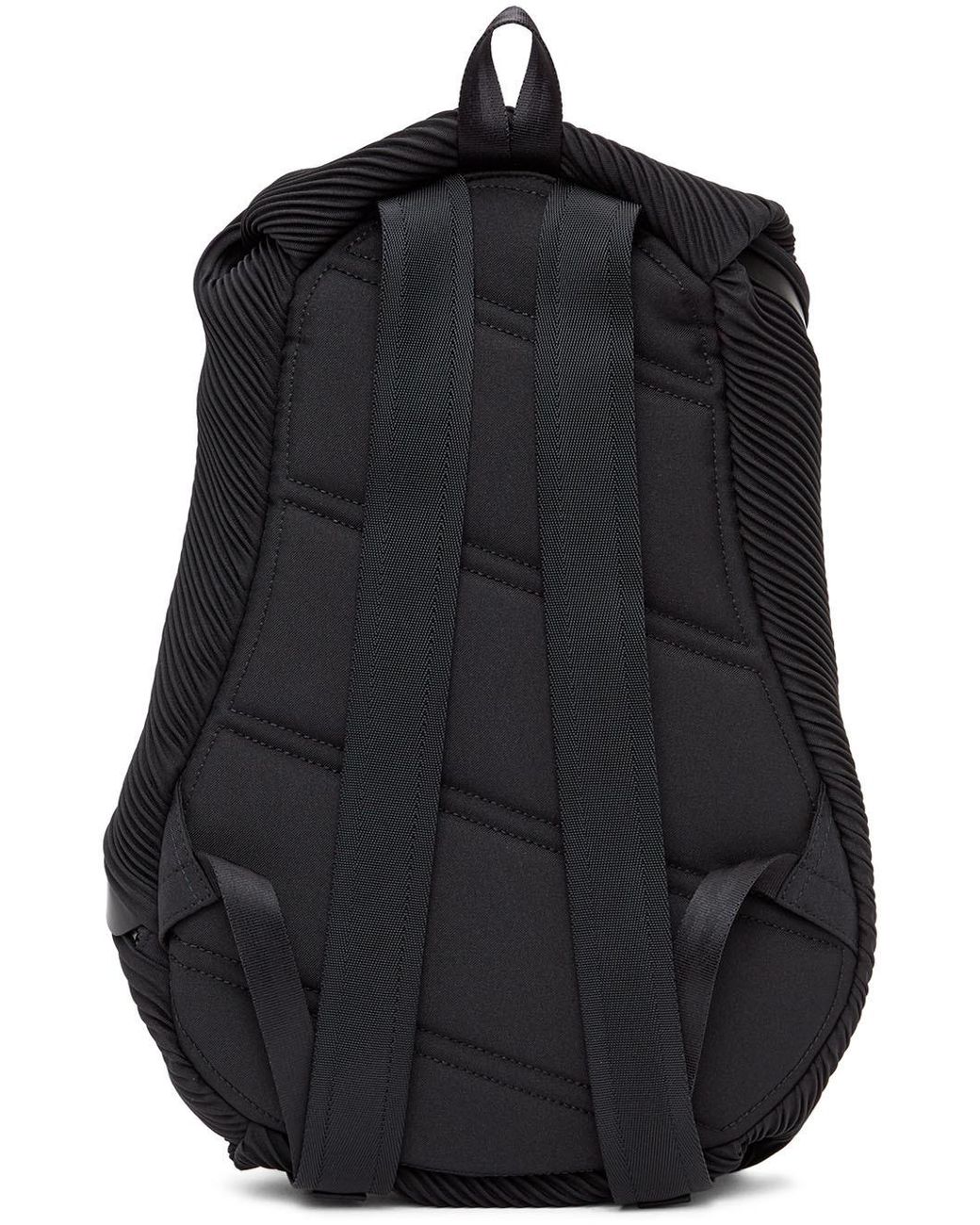 bias pleats backpack