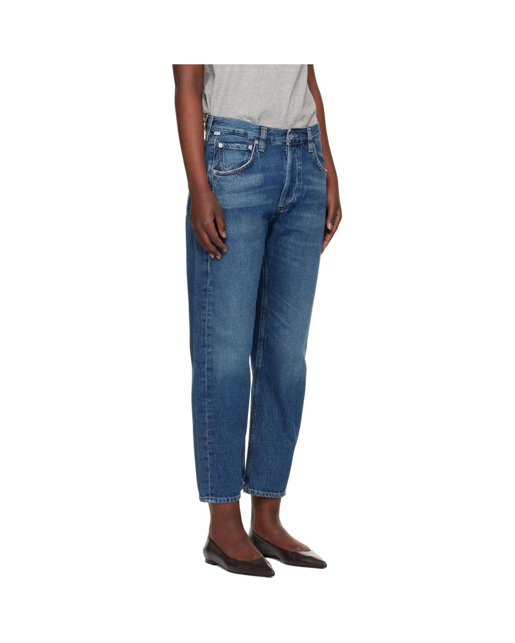 Citizens of Humanity Blue Winslow Boyfriend Jeans