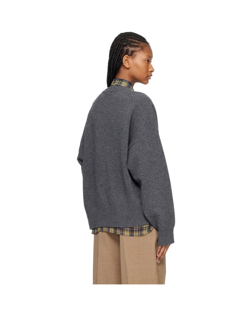Rohe Gray Classic Crewneck Sweater