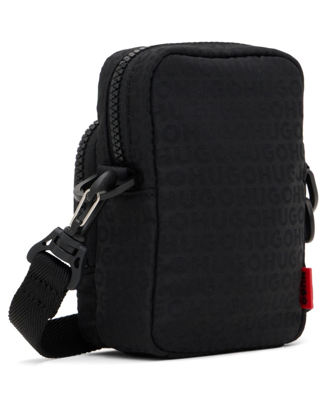 HUGO Black Logo Bag for men