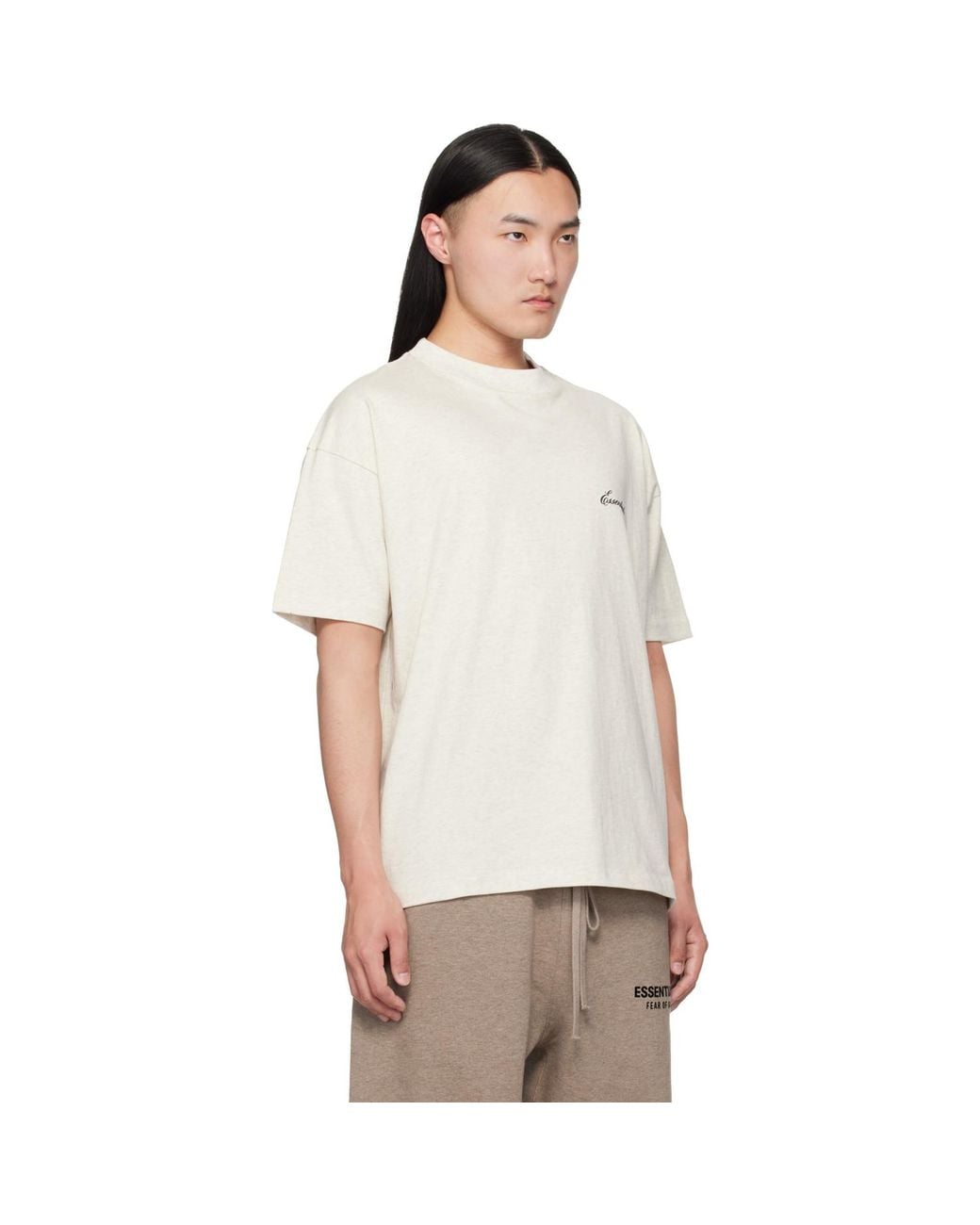 Fear Of God White Off- Classic T-Shirt for men