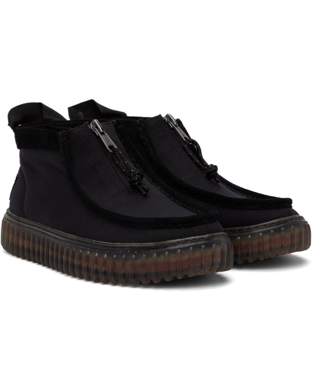 Eastpak x Clarks Torhill Zip Black Canvas Boots Mens 7 261759257060 Clarks Originals Black Eastpak Edition Torhill Zip Boots  main image 3