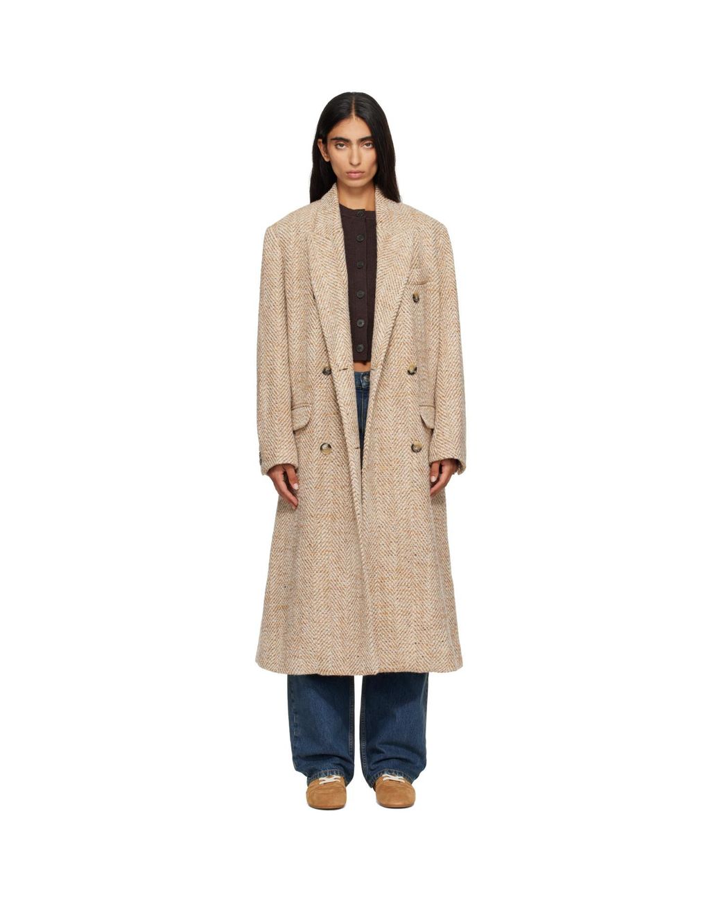 Isabel Marant Natural Pilda Coat