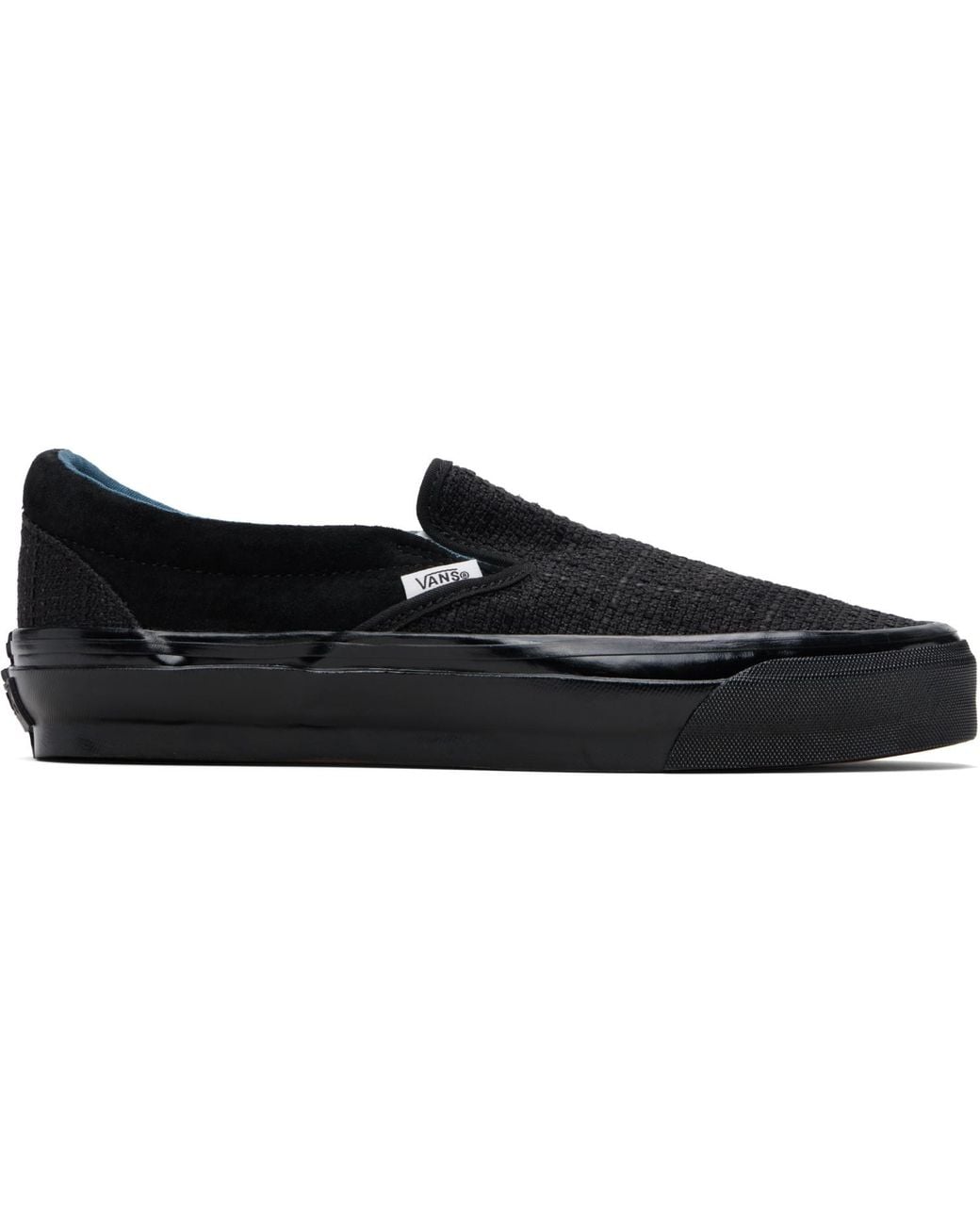Vans Black Premium Classic Slip-On Sneakers