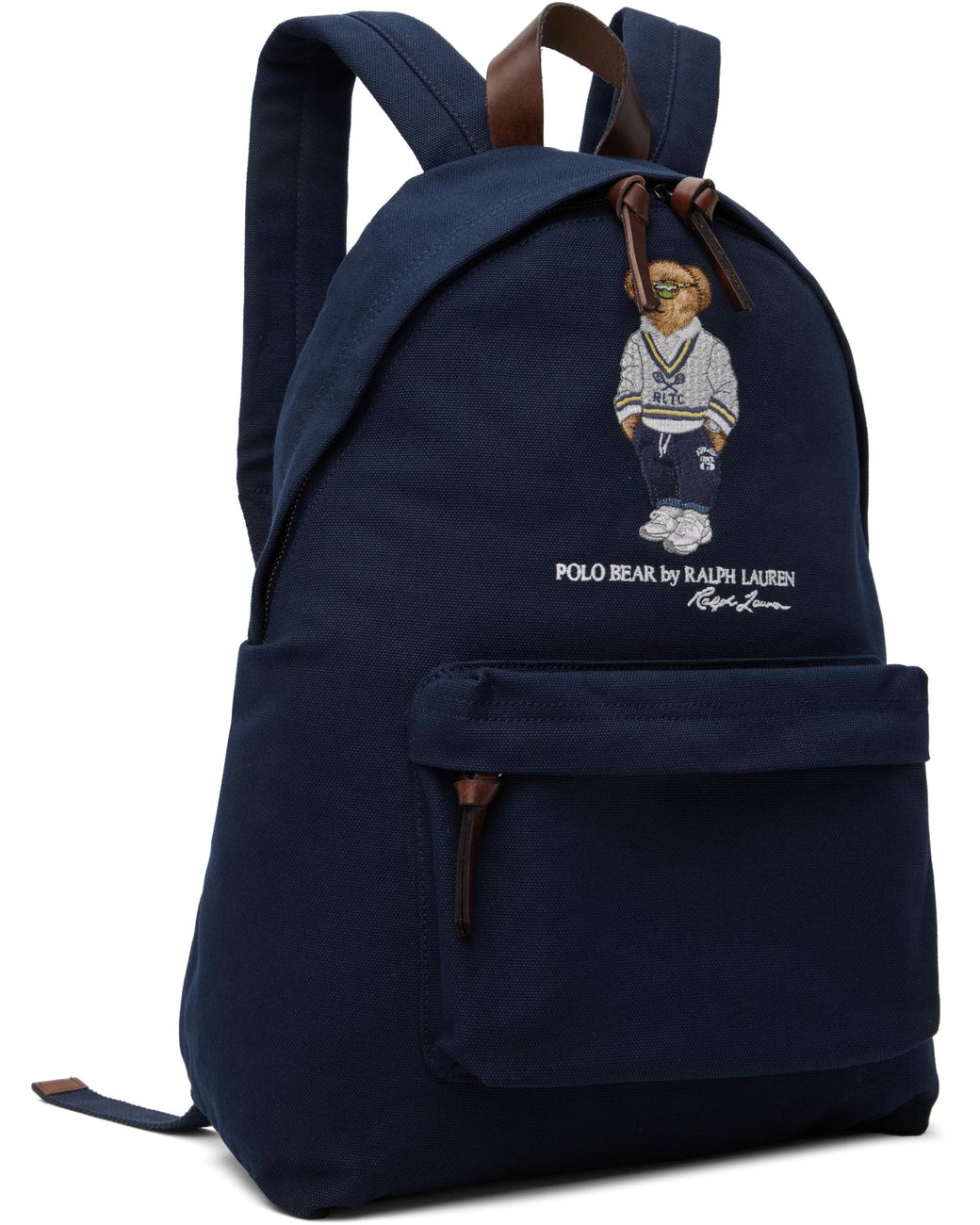 Polo Ralph Lauren Polo Bear Canvas Backpack in Blue for Men | Lyst