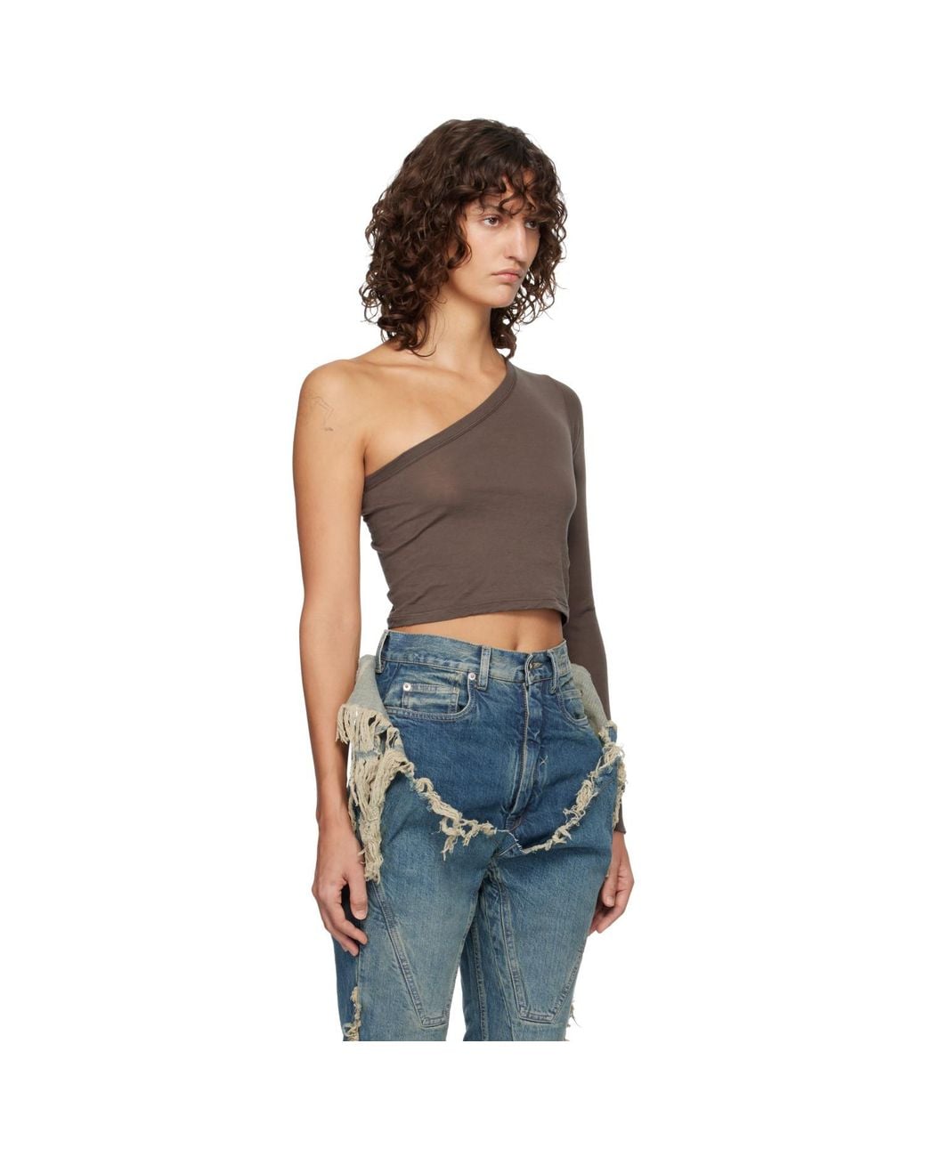Rick Owens Black Temple Ziggy T-Shirt