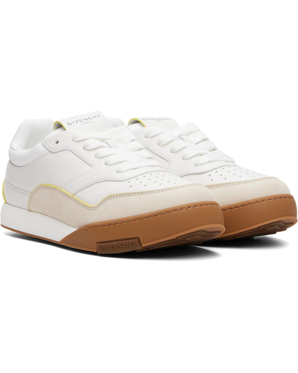 Givenchy White Yard' Leather Sneakers for men