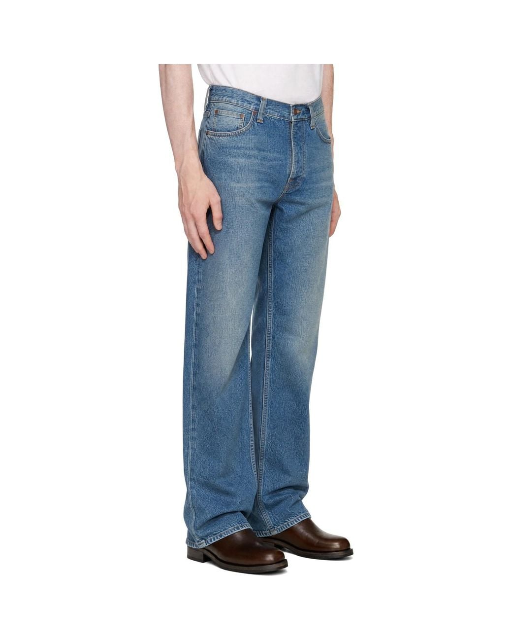 Nudie Jeans Blue Steady Eddie Ii Jeans for men