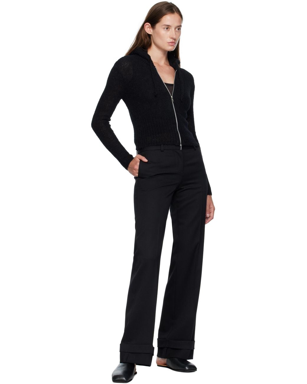 Our Legacy Black Compact Hood Cardigan