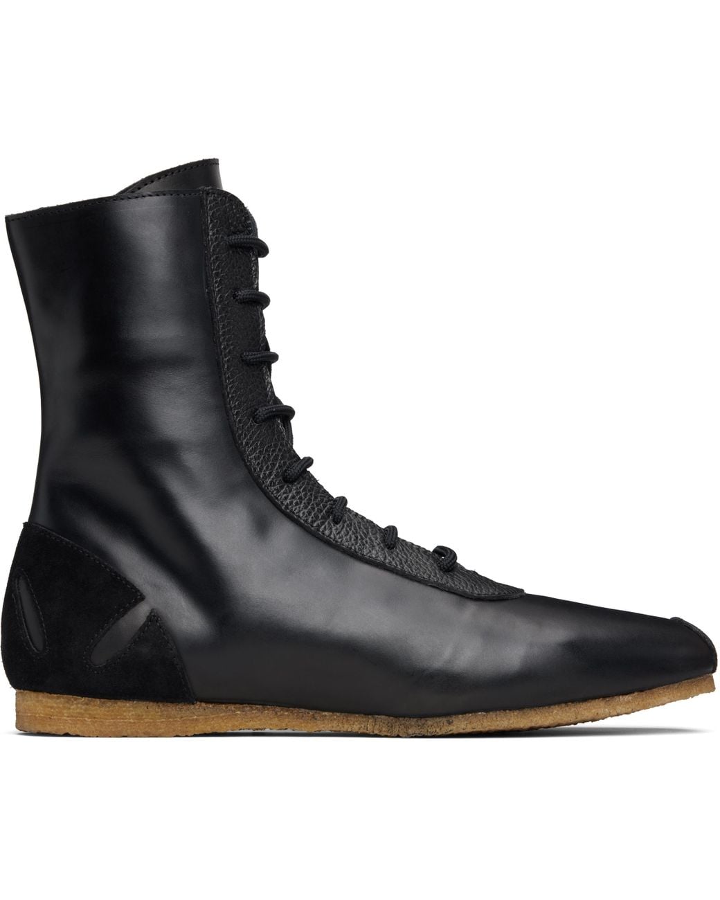 STEFAN COOKE Slash Heel Boxer Sneakers in Black for Men | Lyst STEFAN COOKE Slash Heel Boxer Sneakers in Black for Men | Lyst