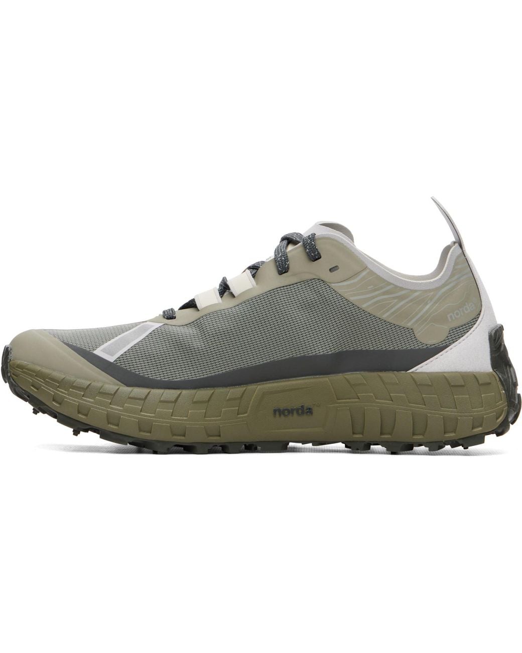 Norda Gray Khaki 001A Sneakers for men