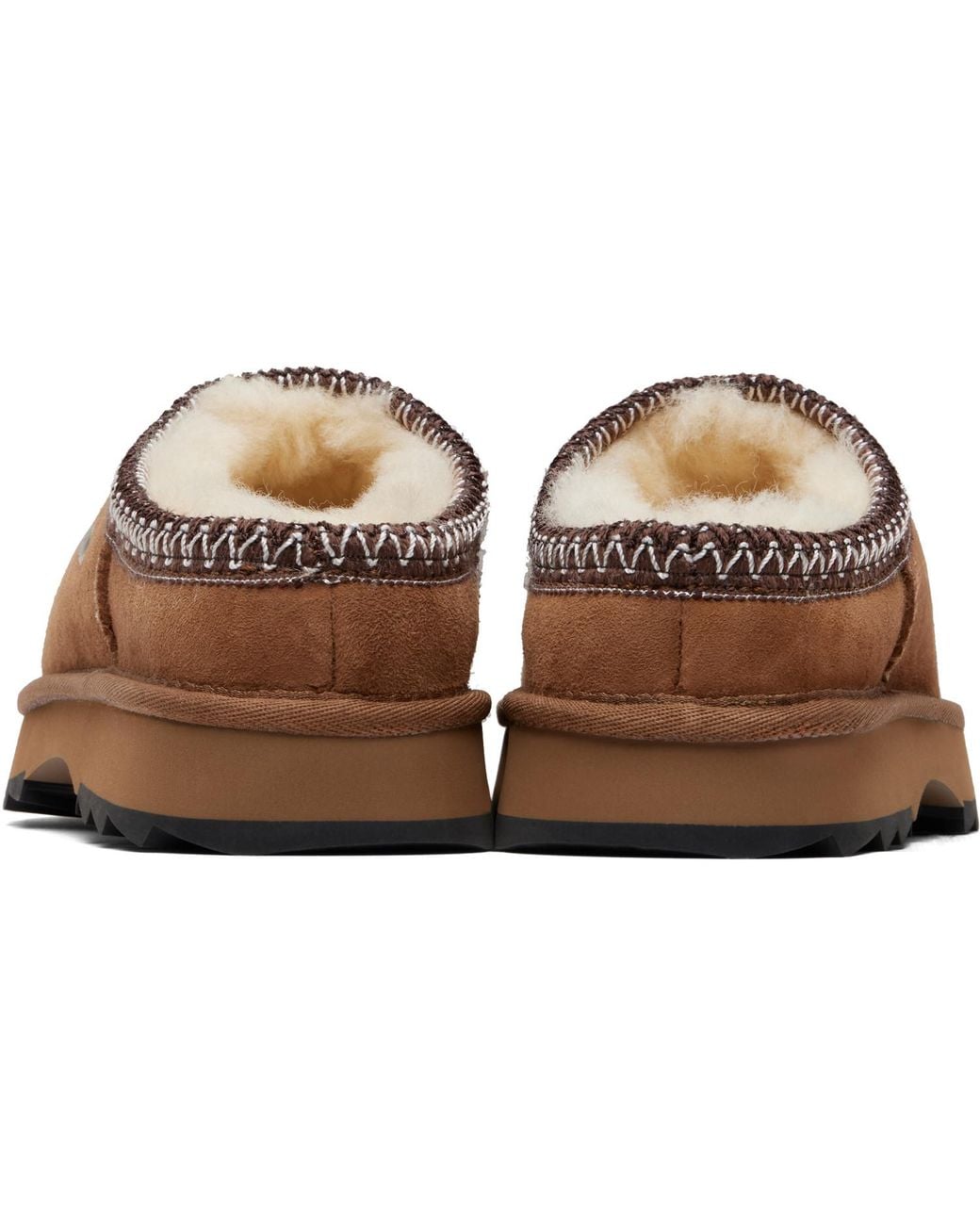 EMU Brown Sharky Scuff Slippers
