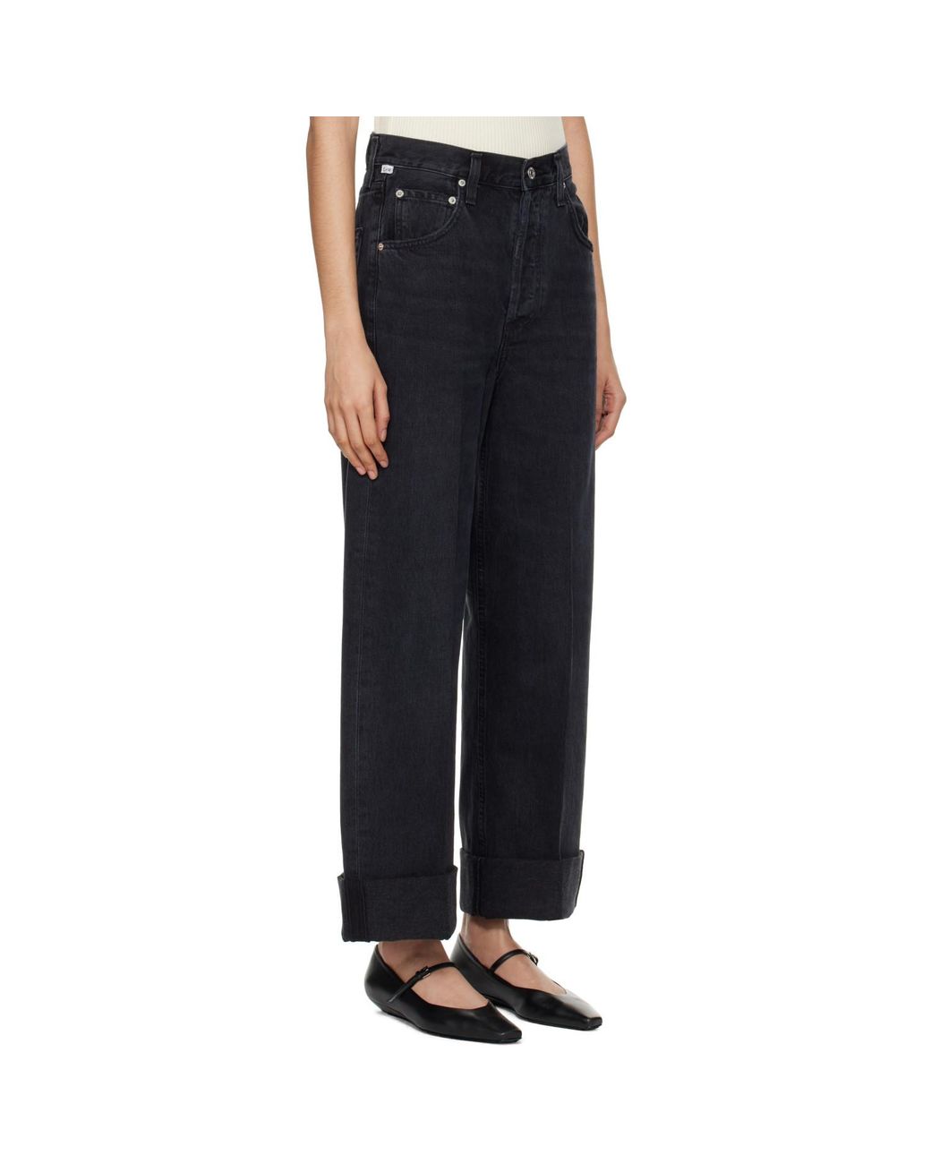 Citizens of Humanity Blue Ayla Baggy Jeans