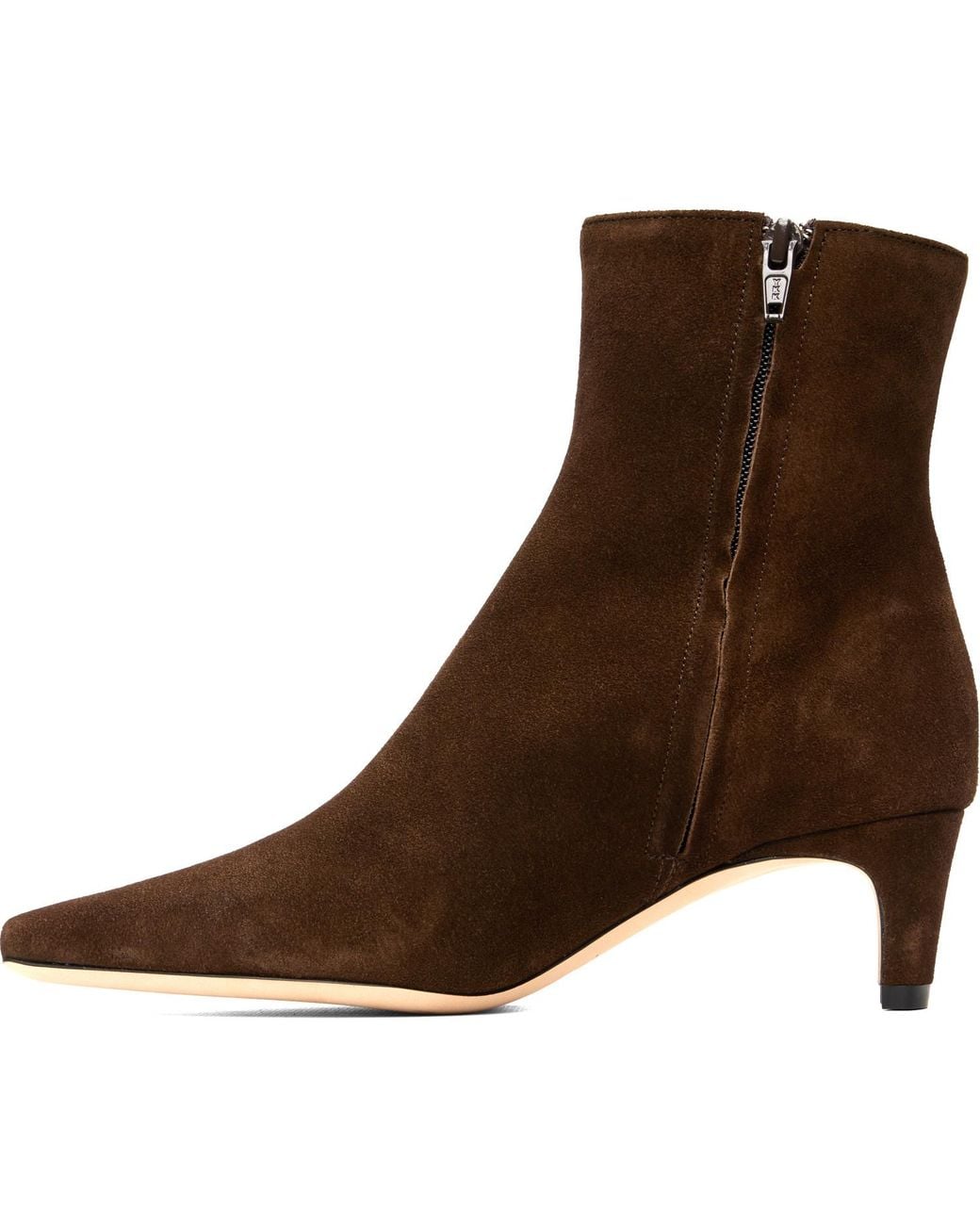 Staud Brown Wally Ankle Boots