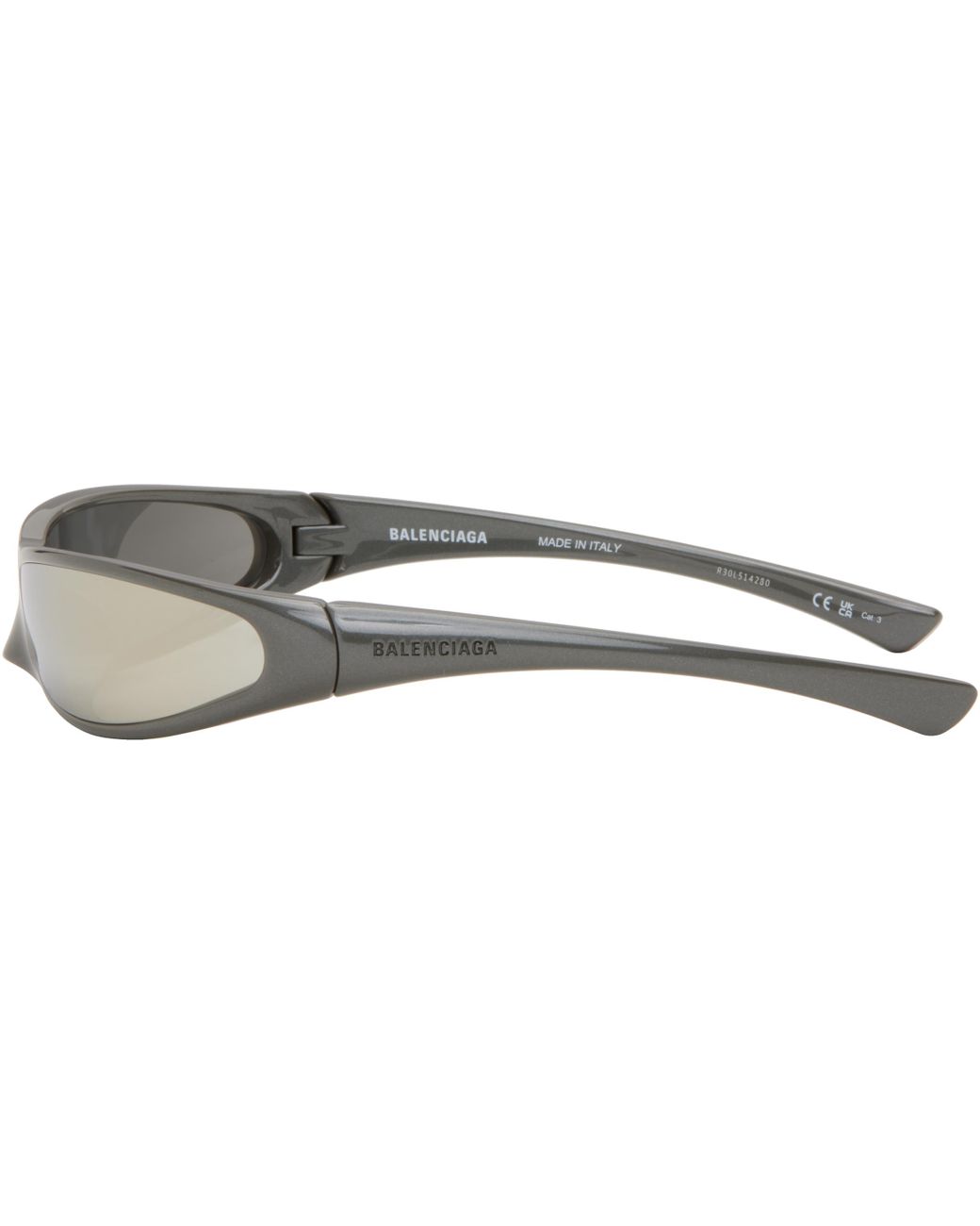 Balenciaga Blade Rectangle Sunglasses in Black for Men | Lyst