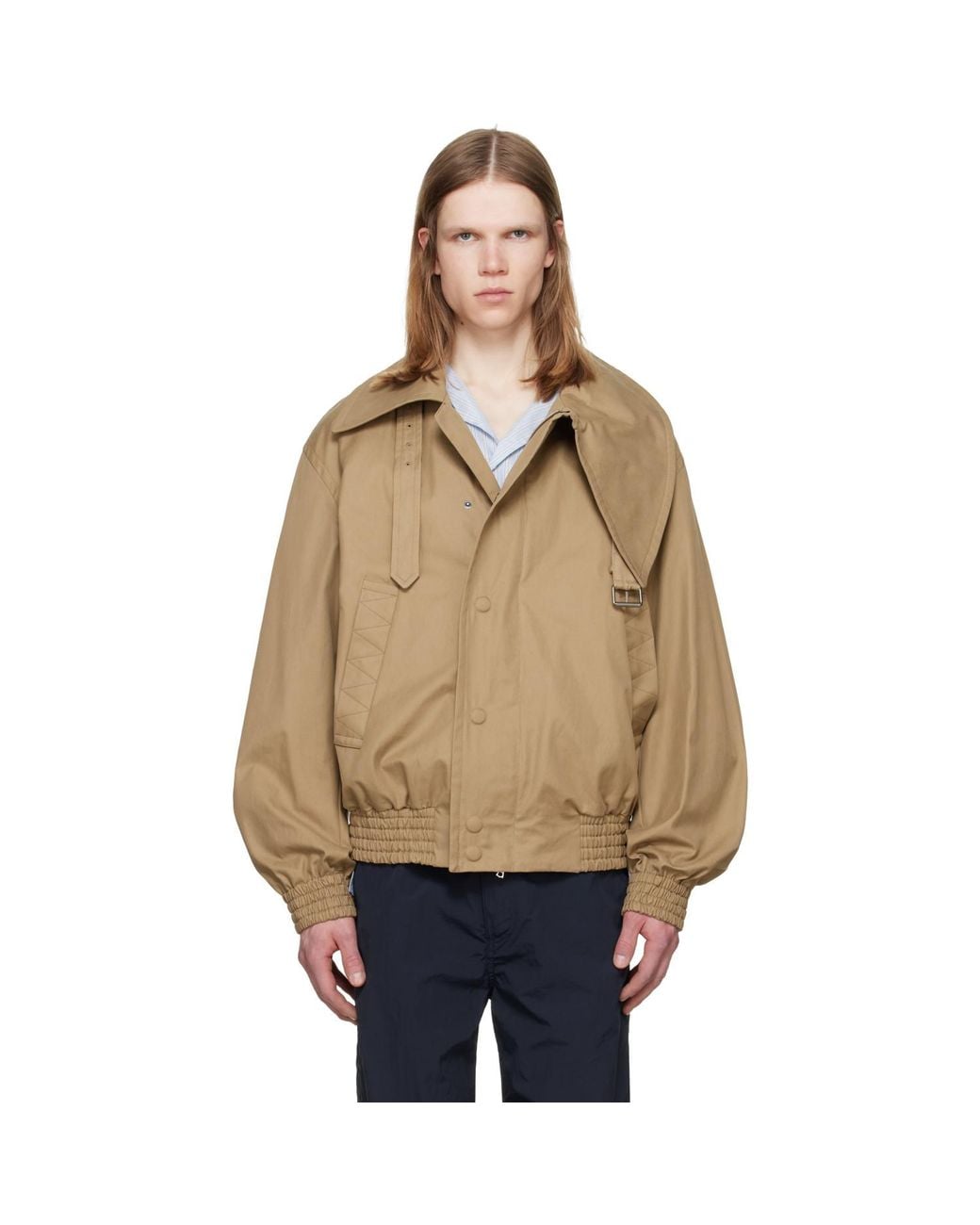 Dries Van Noten Natural Cotton Jacket for men