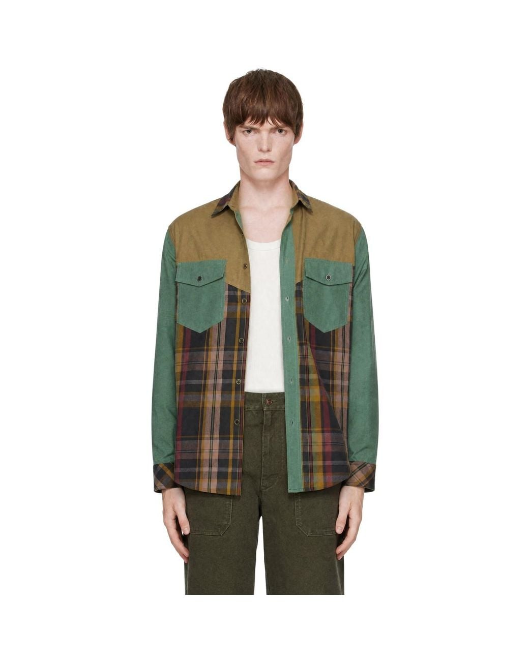 Isabel Marant Green Sacha Shirt for men