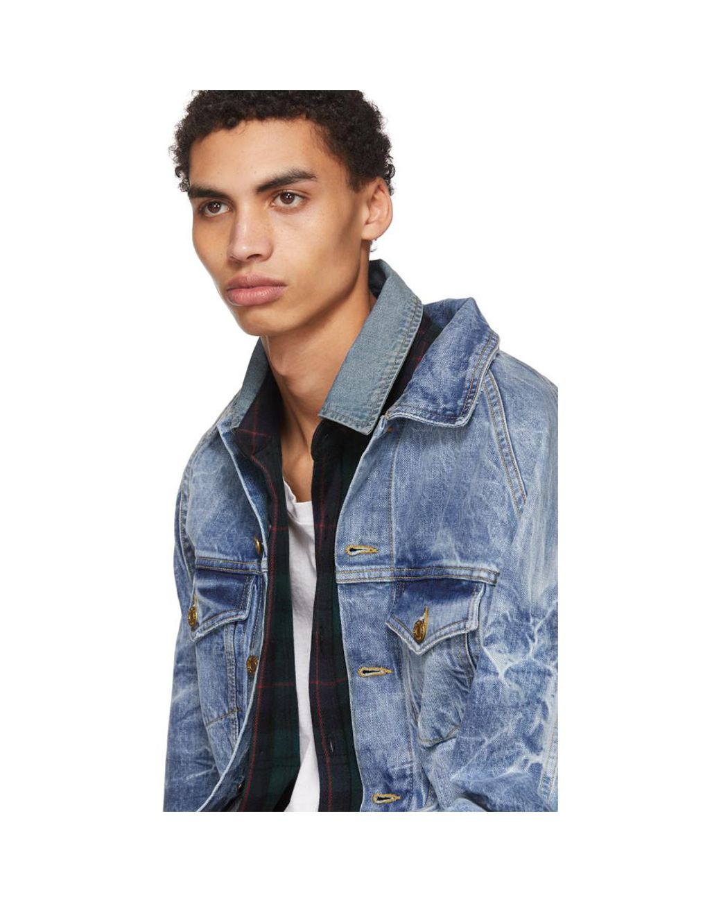 Indigo Selvedge Holy Water Denim Jacket 