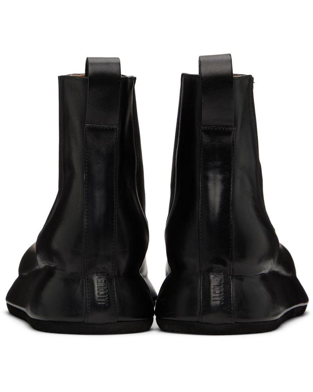 Jacquemus Black 'les Bottes Bricciola' Chelsea Boots for Men | Lyst
