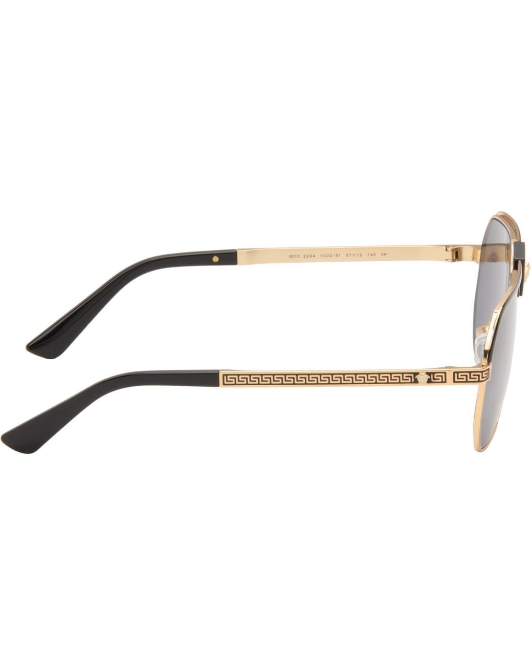 Versace Gray Medusa Navigator Sunglasses for men