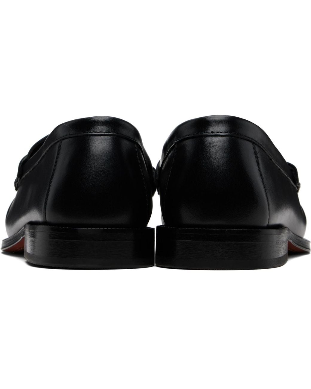 Ernest W. Baker Black Chain Loafers for men