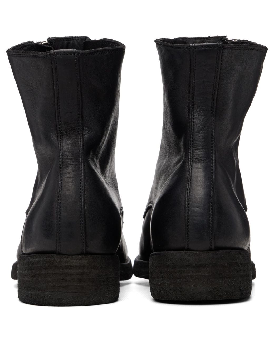 Guidi Black Gr07Fz Zip Up Boots for men