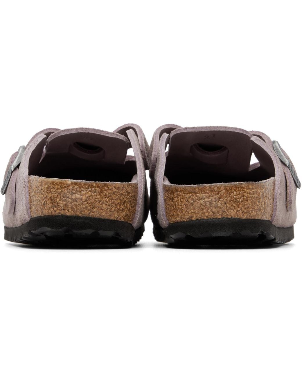 Birkenstock Brown Narrow Boston Soft Footbed Slip-On Loafers