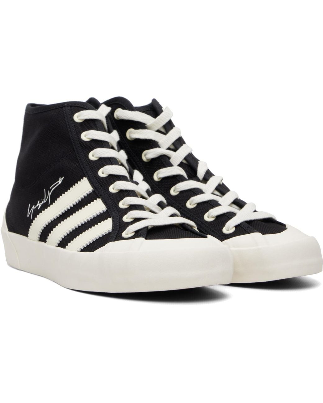 Y-3 Black Nisi Hi Sneakers for men