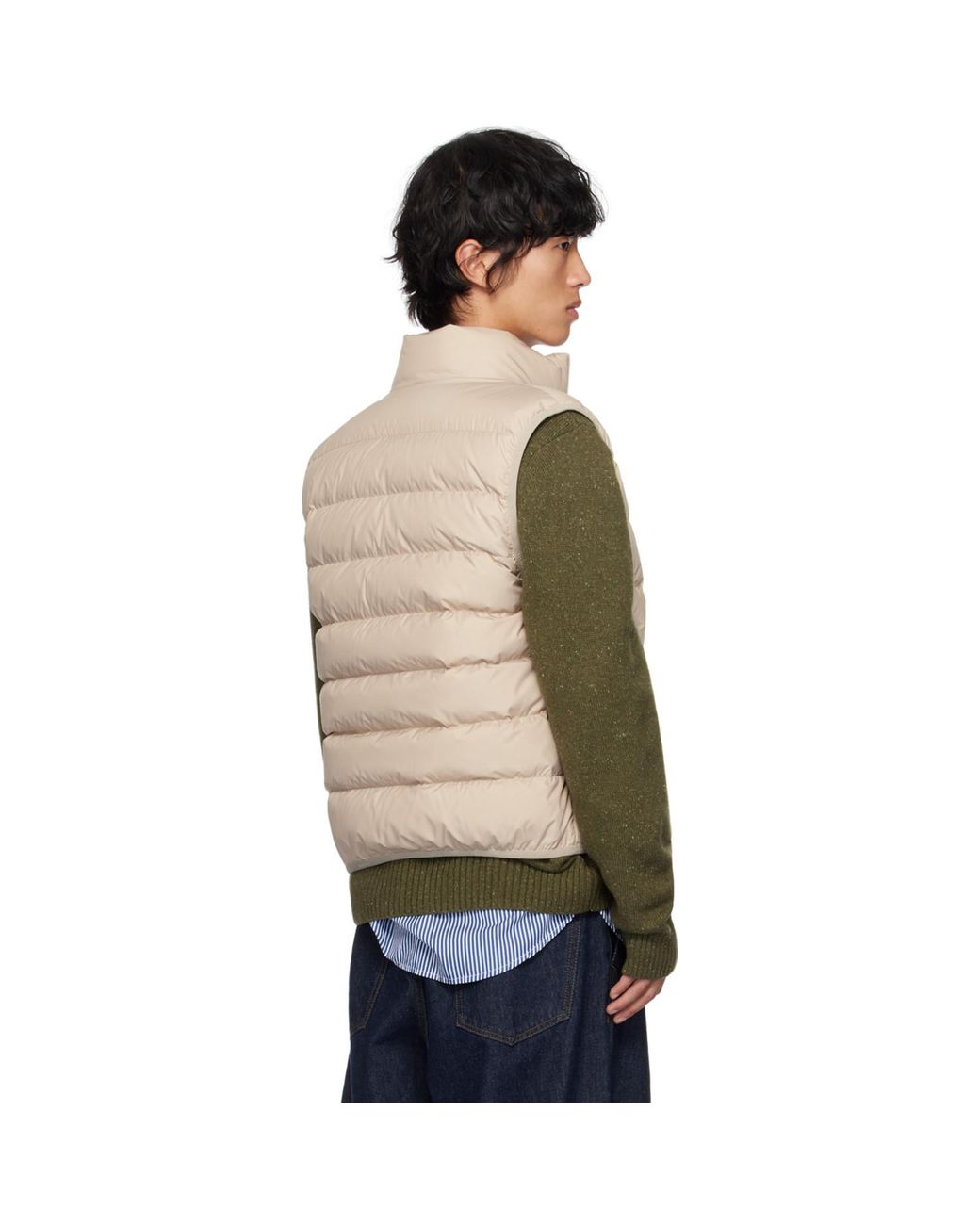 Moncler Black Contrin Down Vest for men