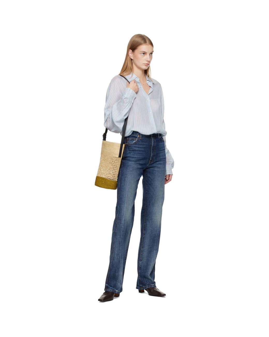 Khaite Blue Danielle Jeans