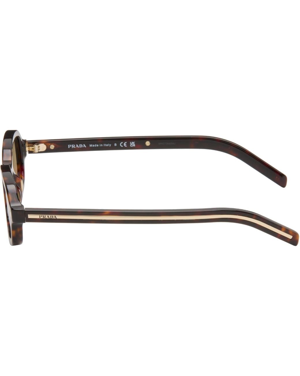 Prada Brown Pr D06S Sunglasses for men