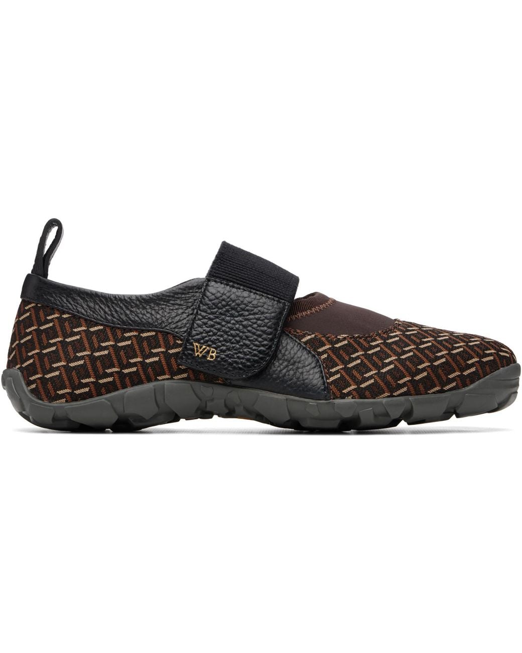 Wales Bonner Black Jewel Mary Jane Sneakers