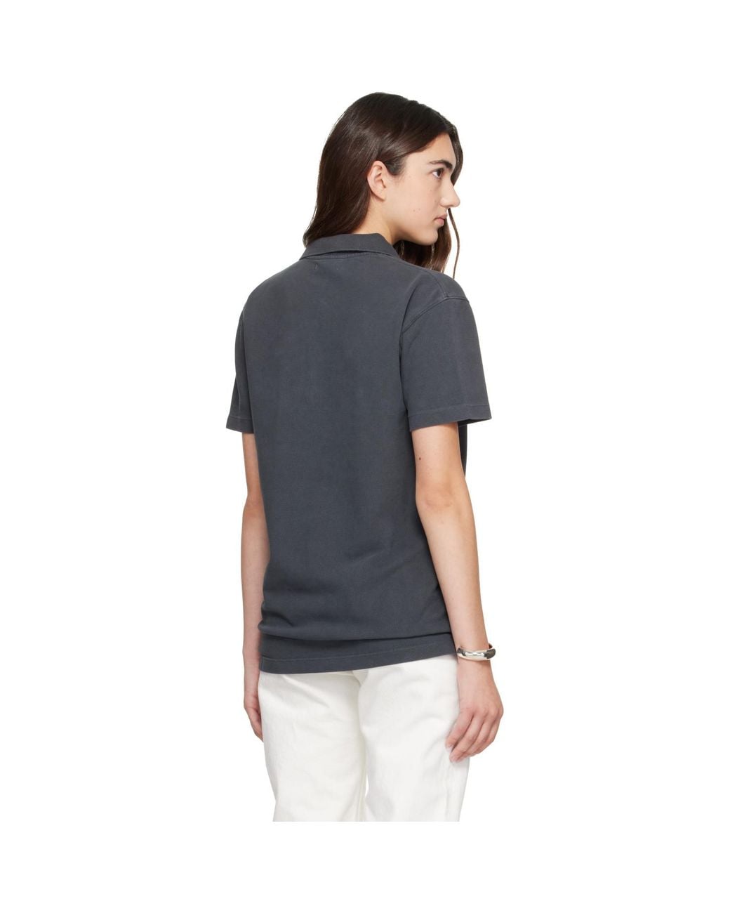 Hanover Blue Sunwashed Staple Polo