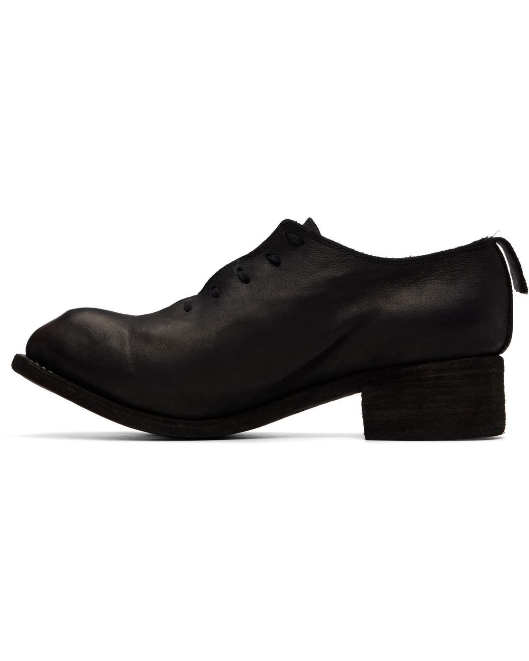 Guidi Black Pl10L Oxfords for men