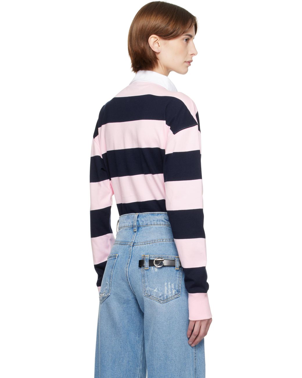 【関税込み】Coperni ネイビー&ピンク ボーダー ボディスーツ Coperni ネイビー&ピンク ボーダー ボディスーツ ブルー | Lyst
