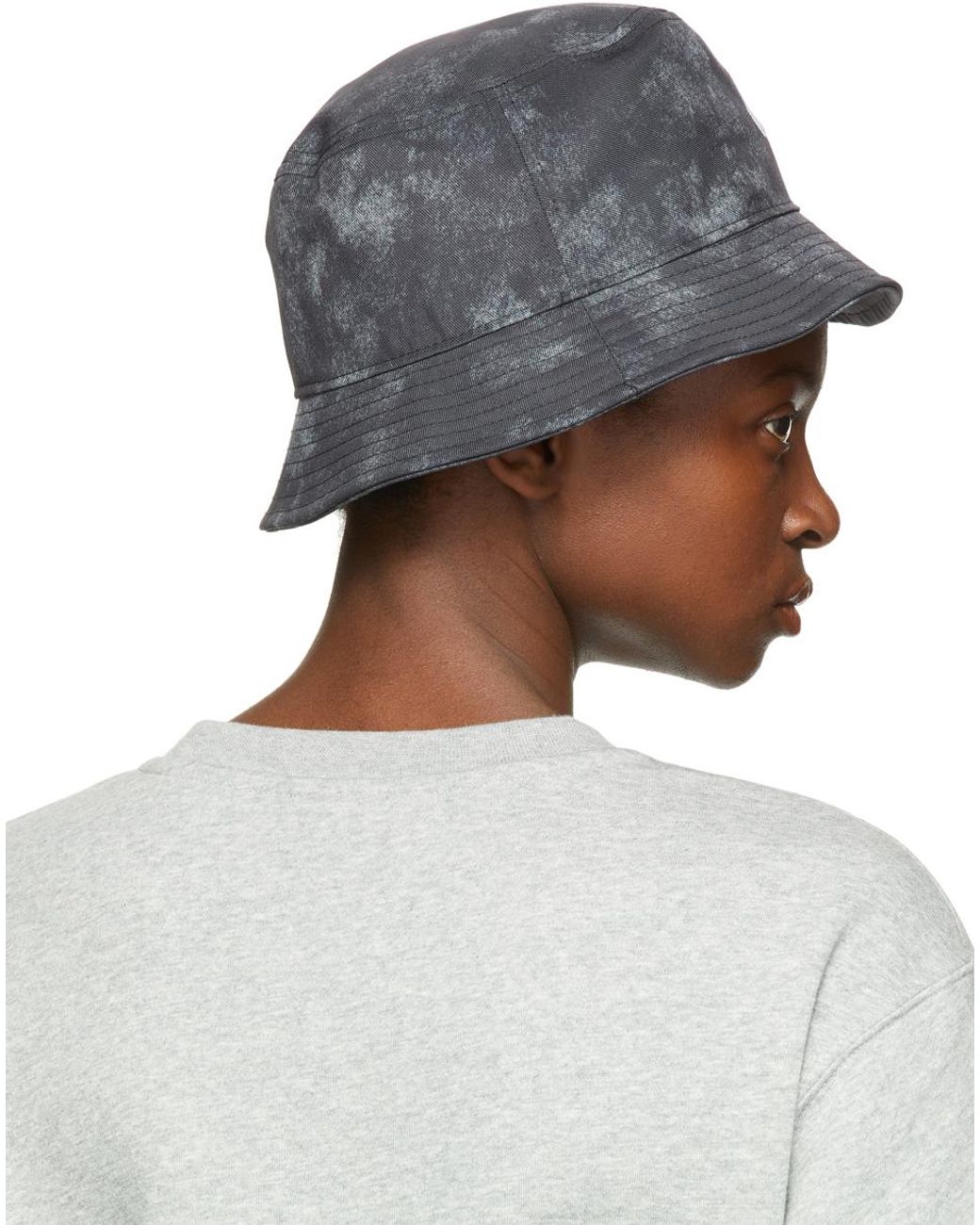 Nike Synthetic Sportswear Tie-dye Bucket Hat in Black | Lyst