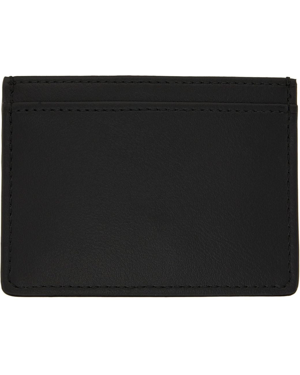 Vivienne Westwood Black Flat Card Holder for men