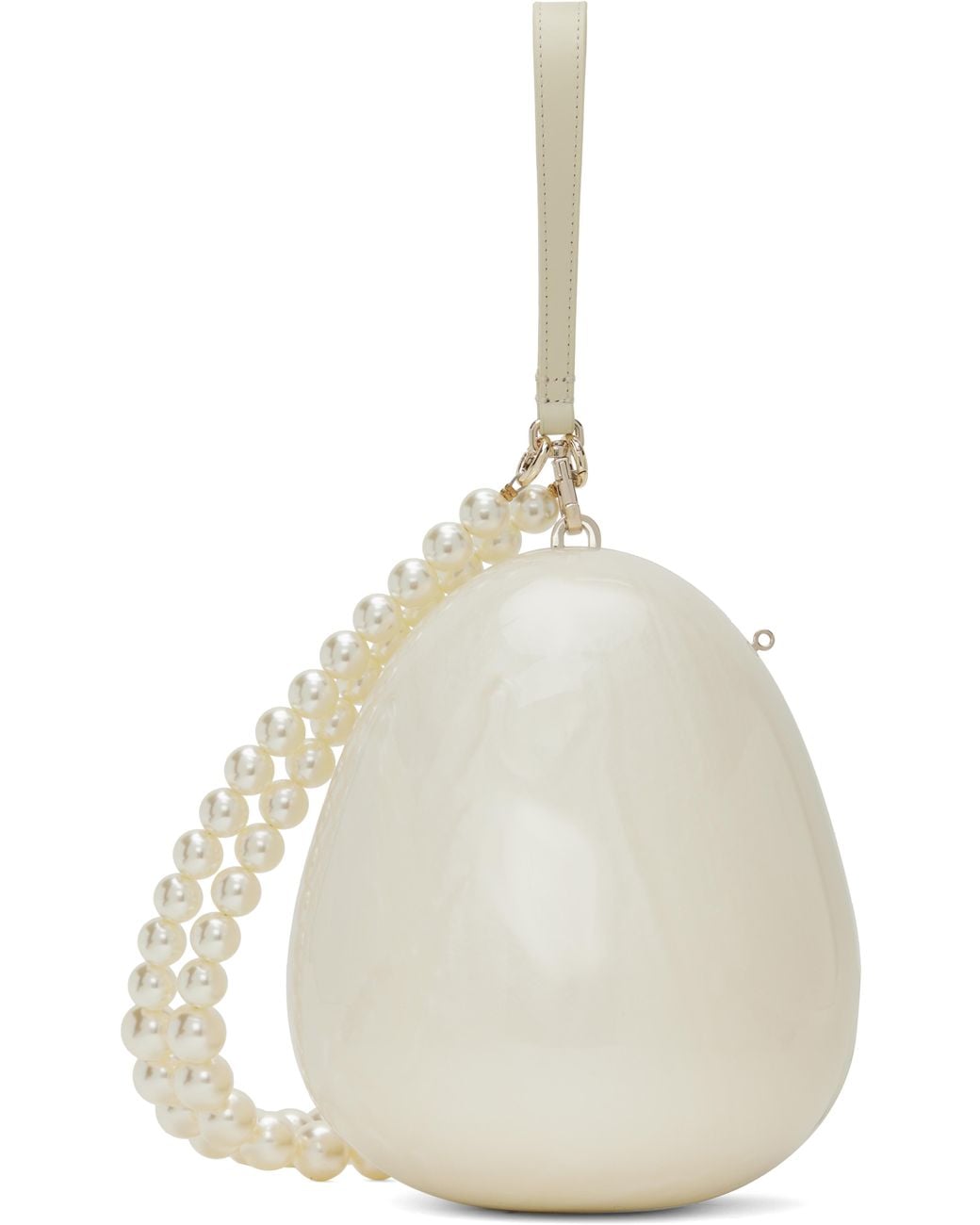 Simone Rocha Off- Large Egg Bag in Natural | Lyst UK
