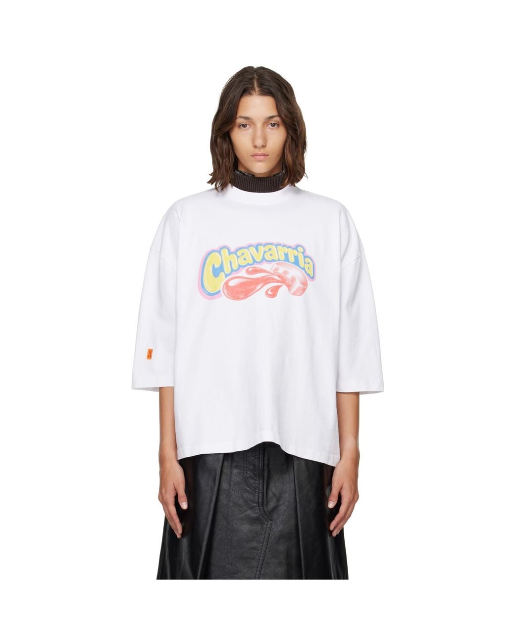 Willy Chavarria White Os Chavaloo Buffalo T-Shirt