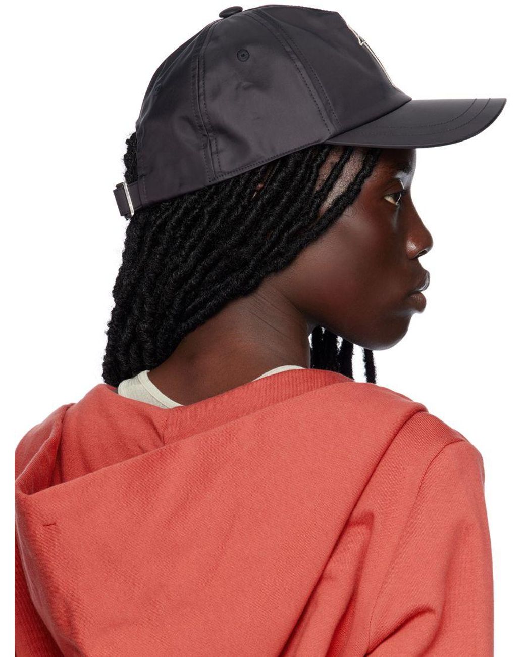 Rick Owens Black Champion Edition Baseball Cap in Red | Lyst